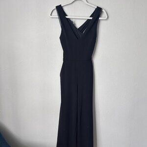 EXPRESS black jumpsuit with back cutout
